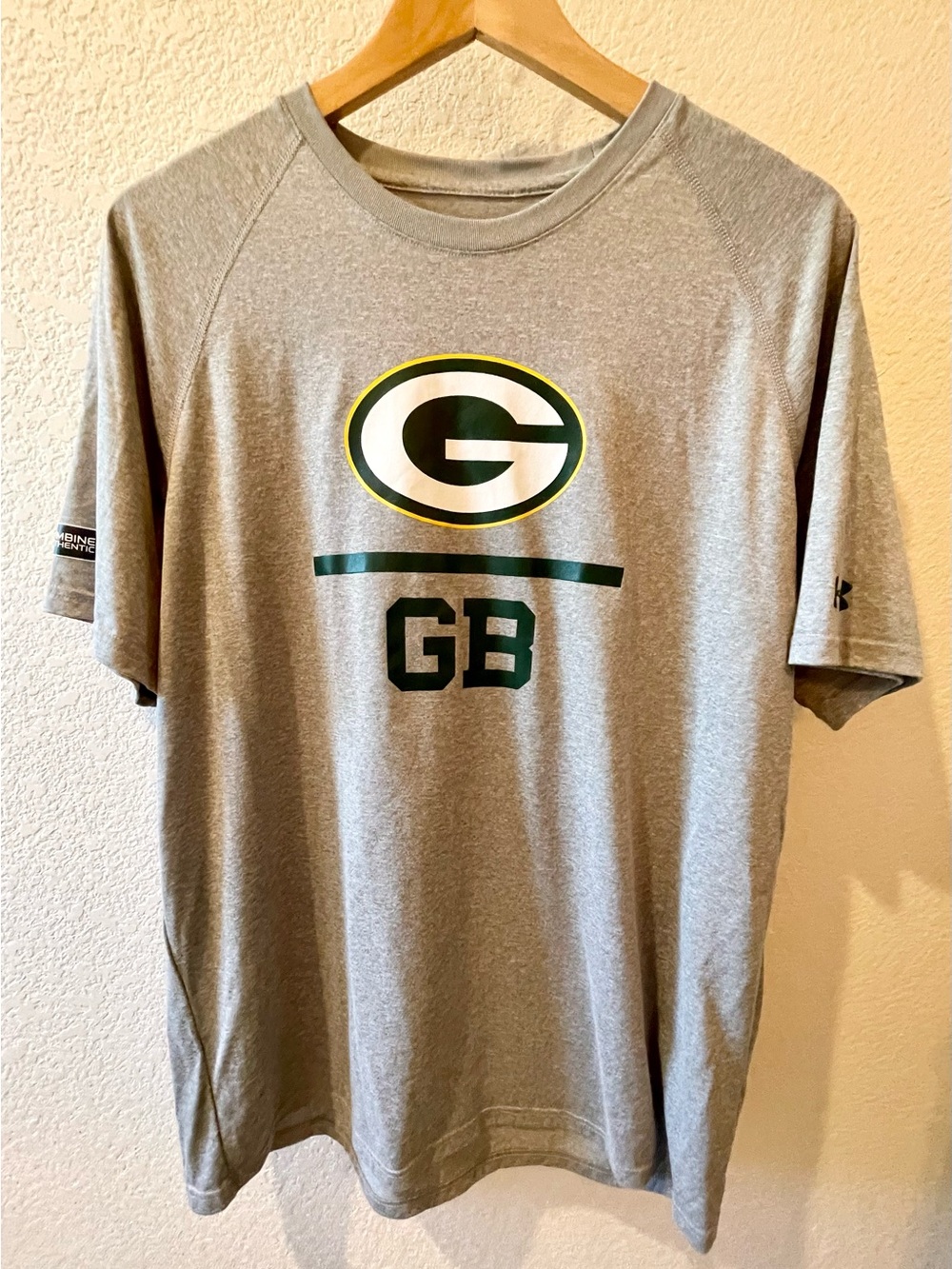 Men’s Under Armour NFL Combine Green Bay Packers Performance Tee